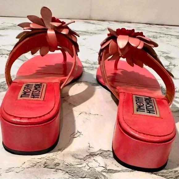 Tommy Hits Man Pink Thong Slip On Sandals Size  6M - Picture 5 of 8